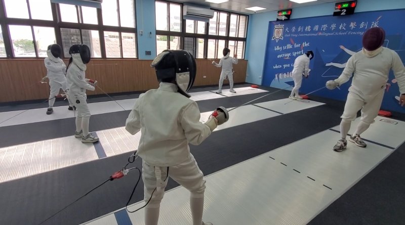 大榮擊劍訓練中心成立，對南台灣擊劍發展具指標性意義。（漾新聞記者陳雯萍攝）