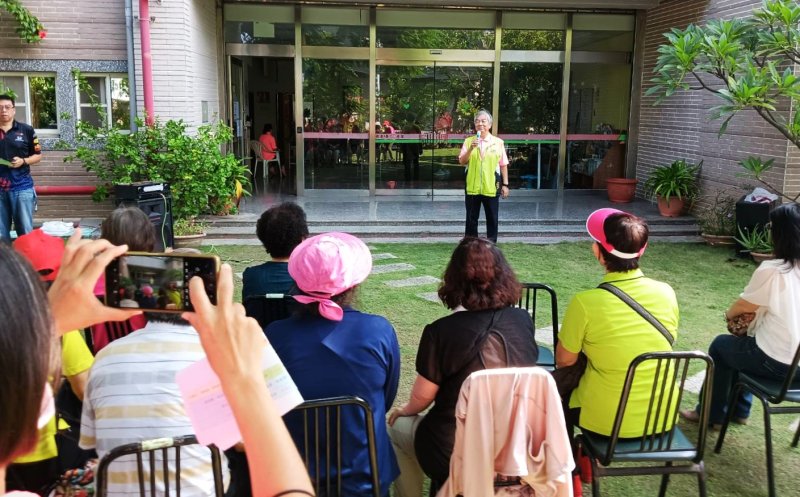 圖／大崗山康復之友協會關懷精神障礙者，在樂安醫院玉發園舉辦中秋烤肉活動暨感恩社會善心人士護持（黃山高攝）