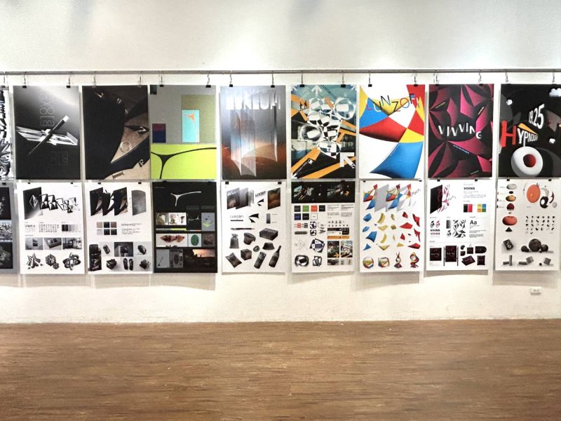 德國威瑪包浩斯大學講座課程與工作坊成果展，高師大與台師大學生聯展作品融合創新與實驗精神。