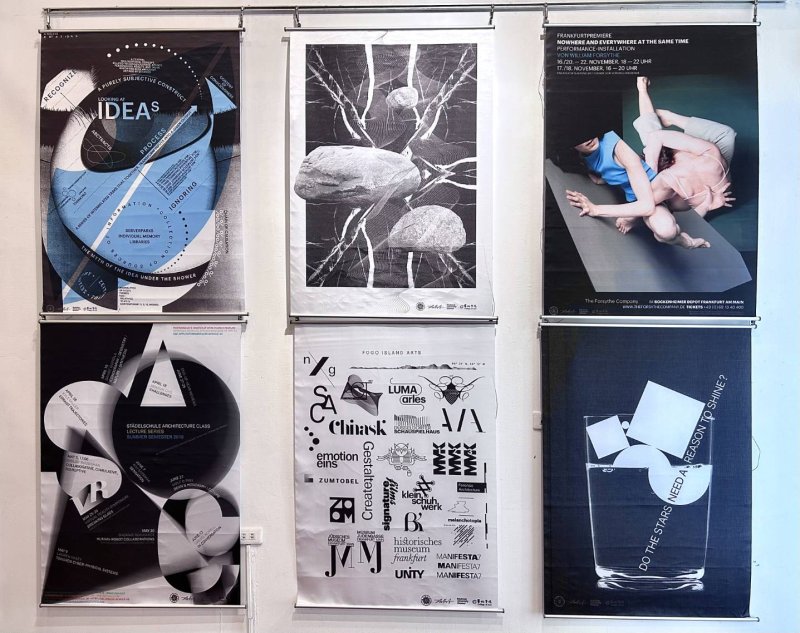 包浩斯大學平面設計系教授Markus Weisbeck作品，展現德式設計思維的極簡與力量之美。（高師大提供）