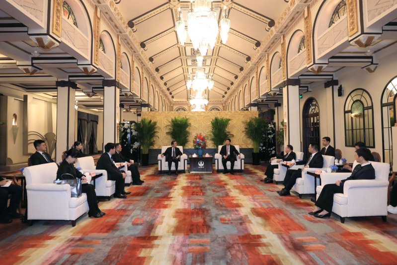 張榮恭上海會晤宋濤，重申九二共識引關注。