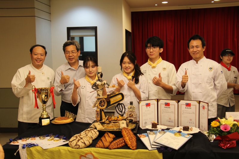 高餐大烘焙系實力堅強，林裕憲同學將代表台灣參加世界技能競賽