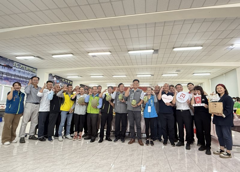 麻古茶坊響應臺南市北門區農會Haru洋香瓜宣傳。