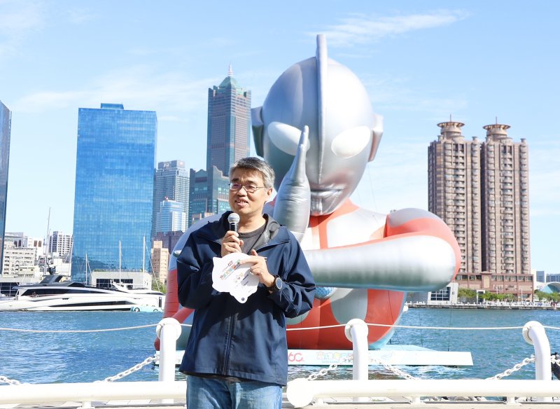 教育局長吳立森頒獎致詞。(漾新聞記者陳雯萍攝)