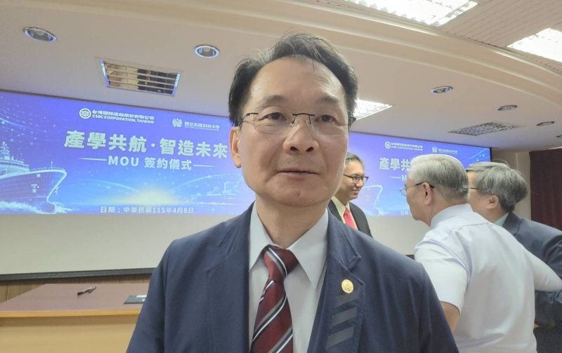 國立高雄科技大學校長吳忠信。(漾新聞記者陳雯萍攝) 國立高雄科技大學校長吳忠信。(漾新聞記者陳雯萍攝)