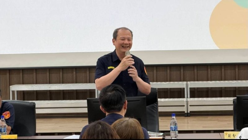 鳳山分局長王春生致詞。