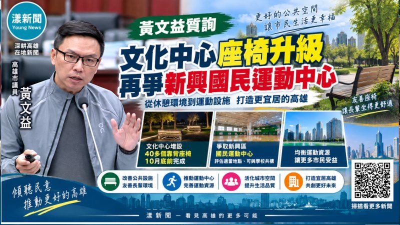 漾新聞|黃文益追文化中心座椅 再爭新興國民運動中心 https://www.youngnews3631.com/news_detail.php?NewsID=18064 漾新聞|黃文益追文化中心座椅 再爭新興國民運動中心 https://www.youngnews3631.com/news_detail.php?NewsID=18064
