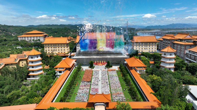 漾新聞|佛光山大雄寶殿上梁典禮 三千僧信共襄盛舉