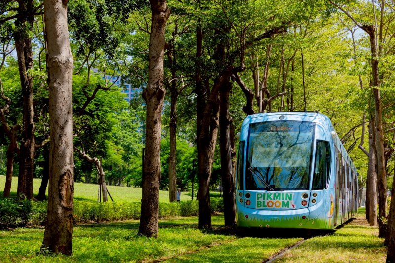 漾新聞|高雄限定！皮克敏彩繪輕軌萌力全開