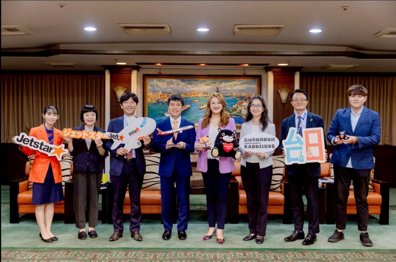 漾新聞|捷星日本航空盼開航高雄直飛東京 陳其邁承諾全力協助