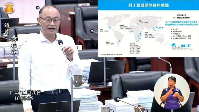 漾新聞|為10萬學童打造智慧教室　黃柏霖推「班班有大屏」市長允一年內完成