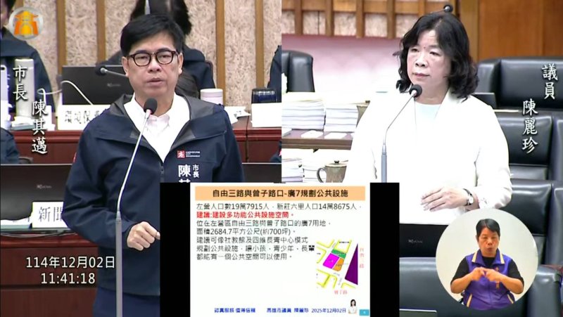 漾新聞|北左營蓋社教館長青中心有譜！陳麗珍爭取廣7用地 陳其邁認「可行」指示研議