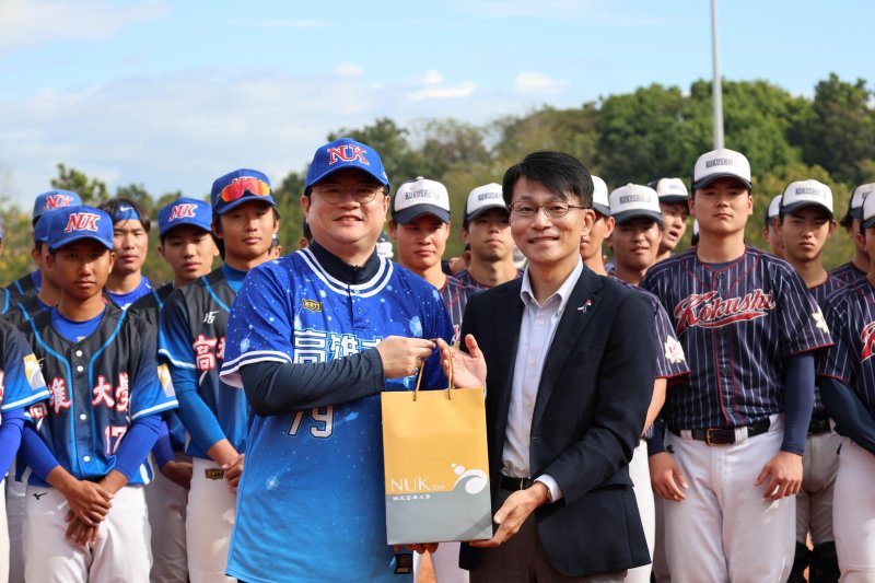 漾新聞|日本國士館大學棒球隊來訪　高雄大學友誼賽深化臺日體育交流