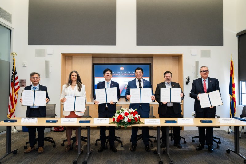 漾新聞｜台美日半導體戰略三角成形　高雄亞利桑那熊本簽MOU