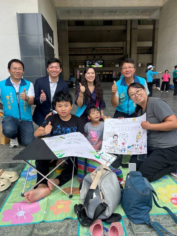 漾新聞｜千人齊聚文化中心寫生 吳立森讚家長會長協會是教育最強後盾