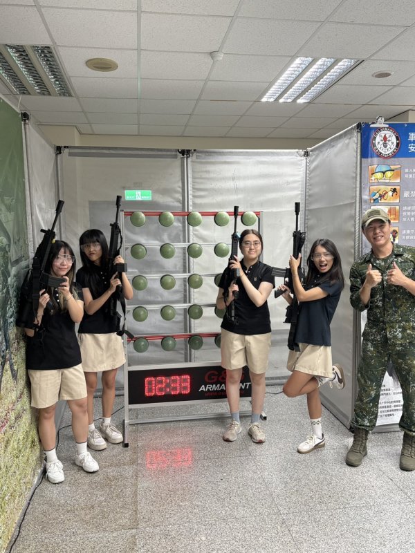 漾新聞| 高餐大師生變神射手！空氣槍競速結合反毒守護校園
