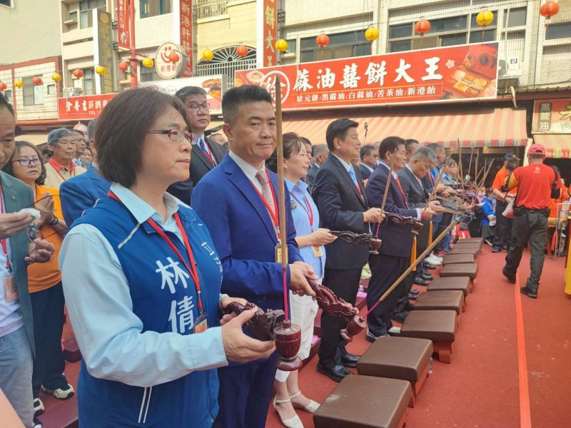 漾新聞｜林倩綺赴新港奉天宮祝壽大典祈願國泰民安政局和諧