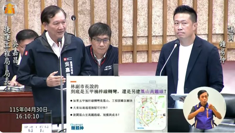 漾新聞|鳳山火車站別成孤島 鍾易仲追問捷運何時進場