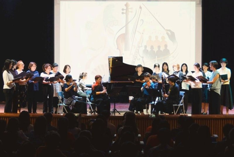 漾新聞｜音樂教育重量級教師洪金愛紀念音樂會  三代校友重返舞台淚灑新興