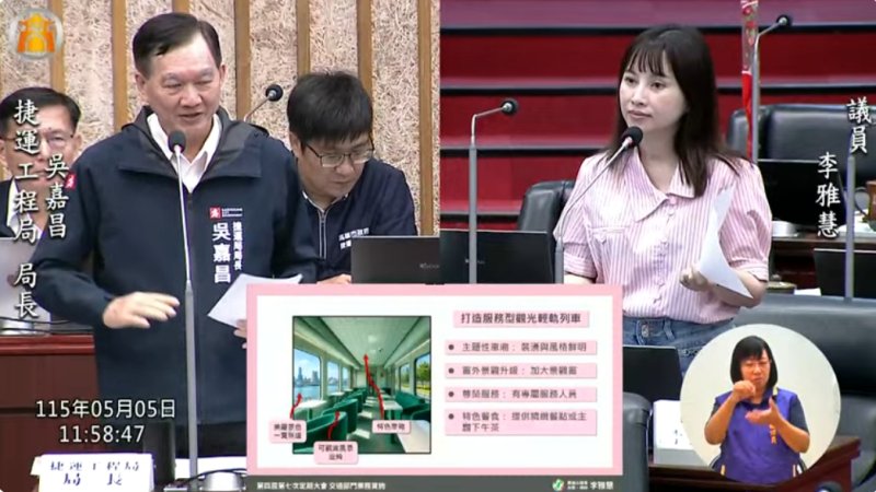 漾新聞|輕軌能變觀光列車？李雅慧促打造港灣移動風景線