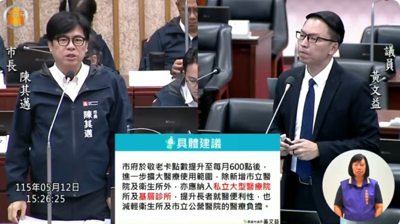 漾新聞｜敬老卡7月升級月月600點 黃文益促擴大診所與偏鄉照護