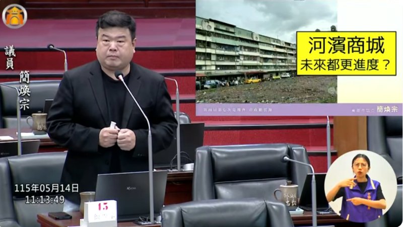 漾新聞｜簡煥宗關切河濱商城與田町開發　市府推動都更與搬遷配套並進