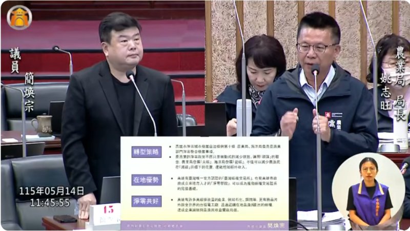 漾新聞｜碳權機制助農增收 簡煥宗促高雄串聯企業打造永續農業新契機