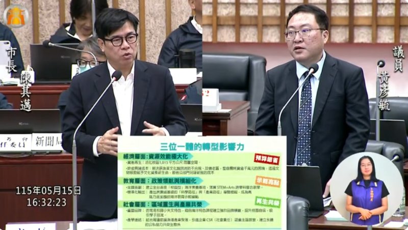 漾新聞｜黃彥毓倡引海入校打造前鎮品牌 陳其邁允跨局處推動海洋教育