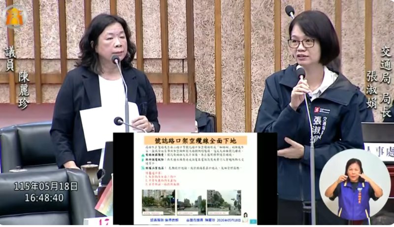 漾新聞｜號誌纜線下地有急迫 陳麗珍促列入改善期程