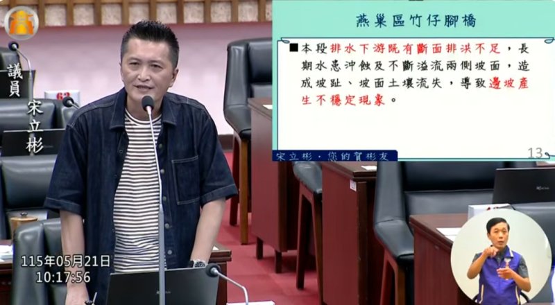漾新聞｜宋立彬追燕巢鄉仔腳橋排水 盼62戶居民住得安心