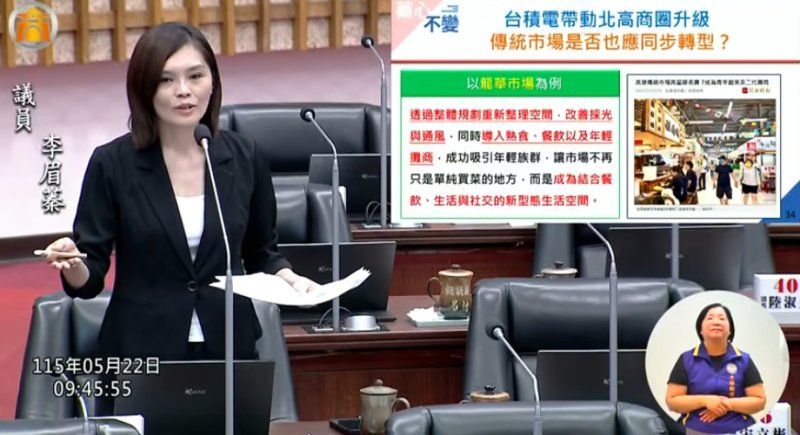 漾新聞｜台積電帶動人潮進駐 李眉蓁籲左營四大市場升級