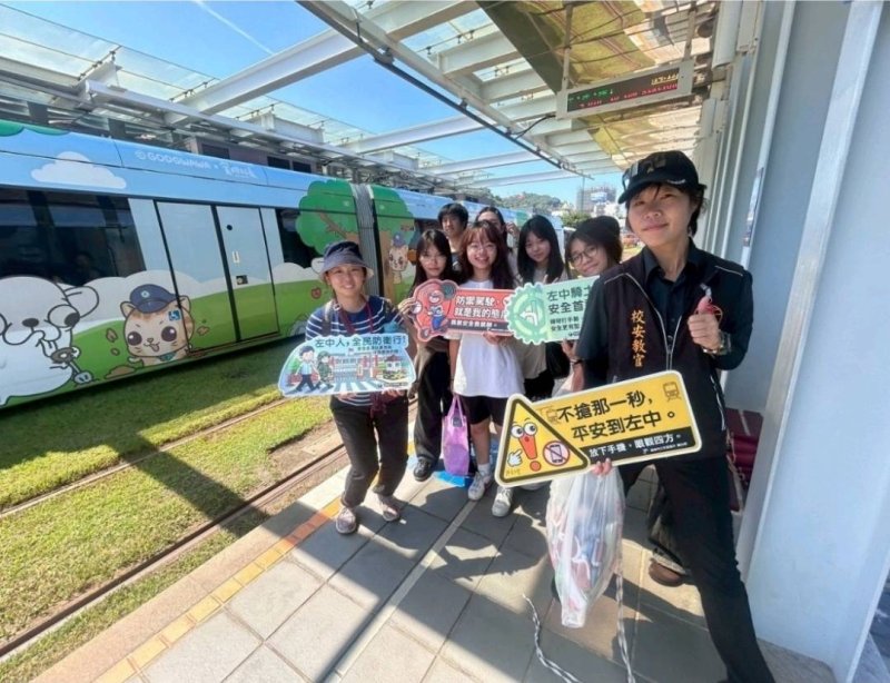 漾新聞｜左營高中雄愛輕軌體驗行　把防禦駕駛帶進真實路口