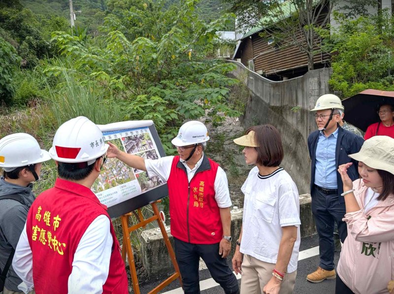 漾新聞|陳其邁市長視察災後復建土石流防治