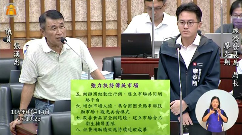 漾新聞｜張漢忠盯傳統市場轉型　鳳山中華夜市10月提新規劃
