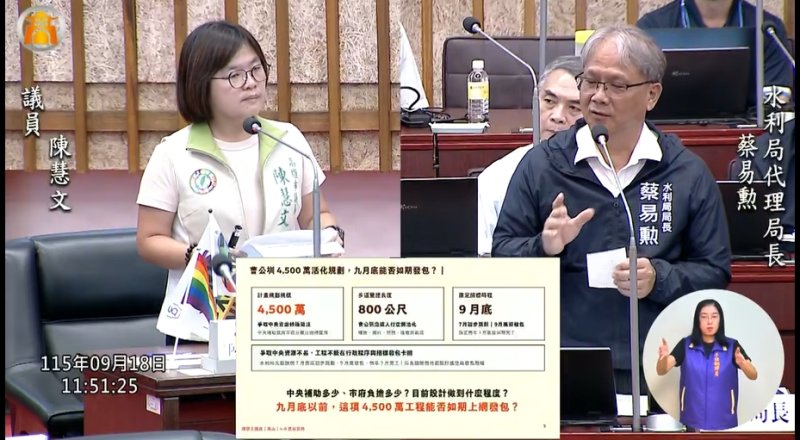 漾新聞｜陳慧文追1.2萬筆高齡寵物登記　促10年啟動提醒、曹公圳水岸步道接軌捷運