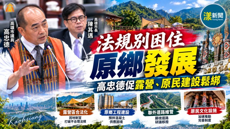 法規別困住原鄉發展　高忠德促露營、原民建設鬆綁