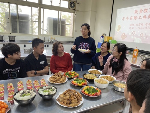 年菜自己做！彌陀國中寒假年菜體驗課 傳統文化入味感恩惜福