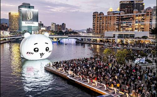 漾新聞|吉伊卡哇出遊愛河灣 一個下午人氣就衝上20萬人次