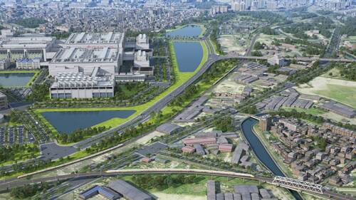 楠梓園區連外道路模擬圖