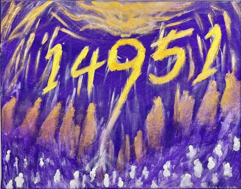 圖／從與個案深刻對話中情感堆疊的情緒，轉化的創作，劉柱均靈動畫更顯張力。(劉柱均提供)