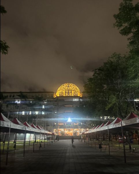 高科大精心打造的光頂也將在今天晚上正式點燈啟用。