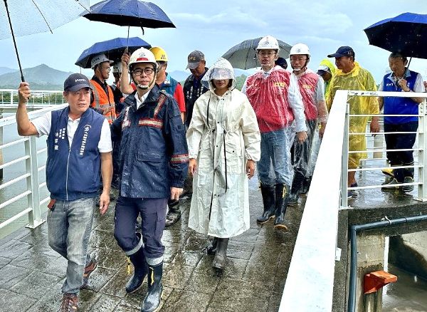 漾新聞|陳市長視察美濃湖蓄水調洪能力