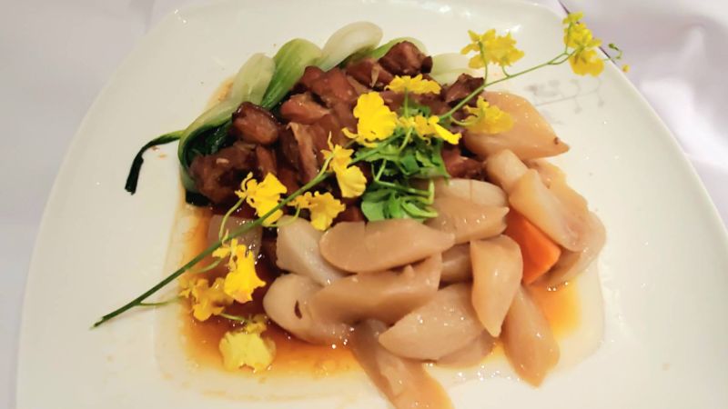 下界金寶賀豐年(客家蘿蔔燉肉)。(漾新聞記者陳雯萍攝)