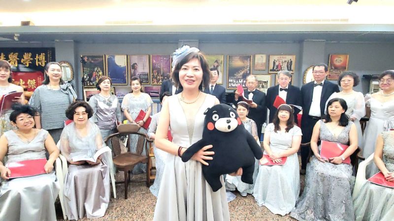 張皓雲／高杏合唱團團長、郭昭宏博士夫人。（漾新聞記者陳雯萍攝）
