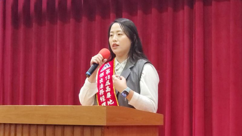 13法務經理獎：康揚律師事務所康琪靈執行長。(漾新聞記者陳雯萍攝)