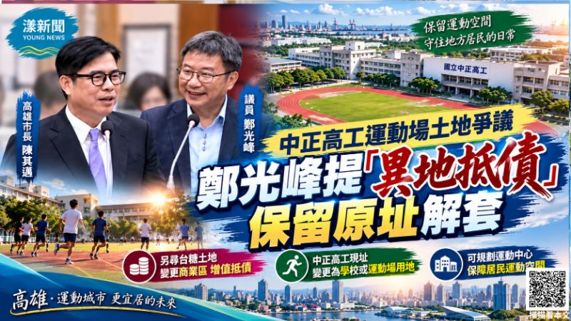 261008(封面)中正高工運動場土地爭議 鄭光峰提「異地抵債」保留原址解套18608.png 261008(封面)中正高工運動場土地爭議 鄭光峰提「異地抵債」保留原址解套18608.png